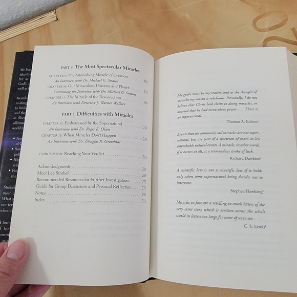 The Case for Miracles:Lee Strobel / Evidence for the Supernatural Hardcover Book - Picture 9 of 10